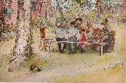 Frukost under stora bjorken Carl Larsson